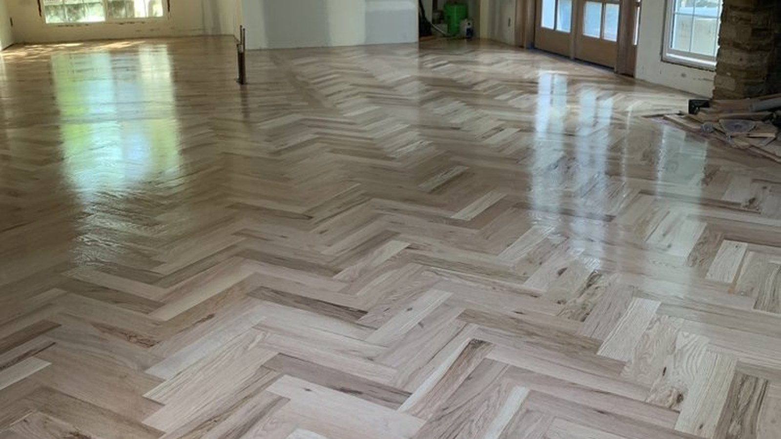 New Floor install in a modern house Kitchen in Northridge